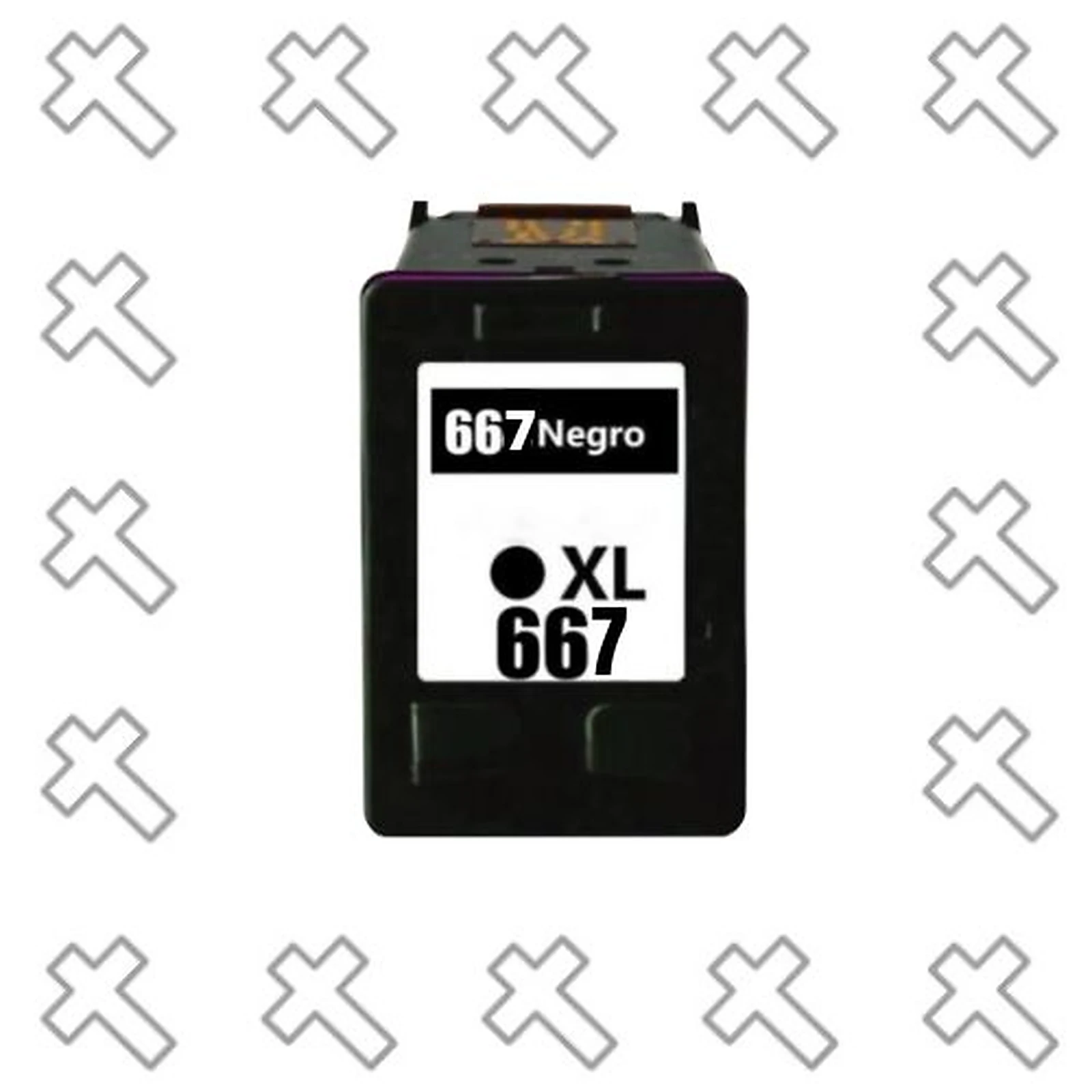 Cartucho Toner 667XL Negro