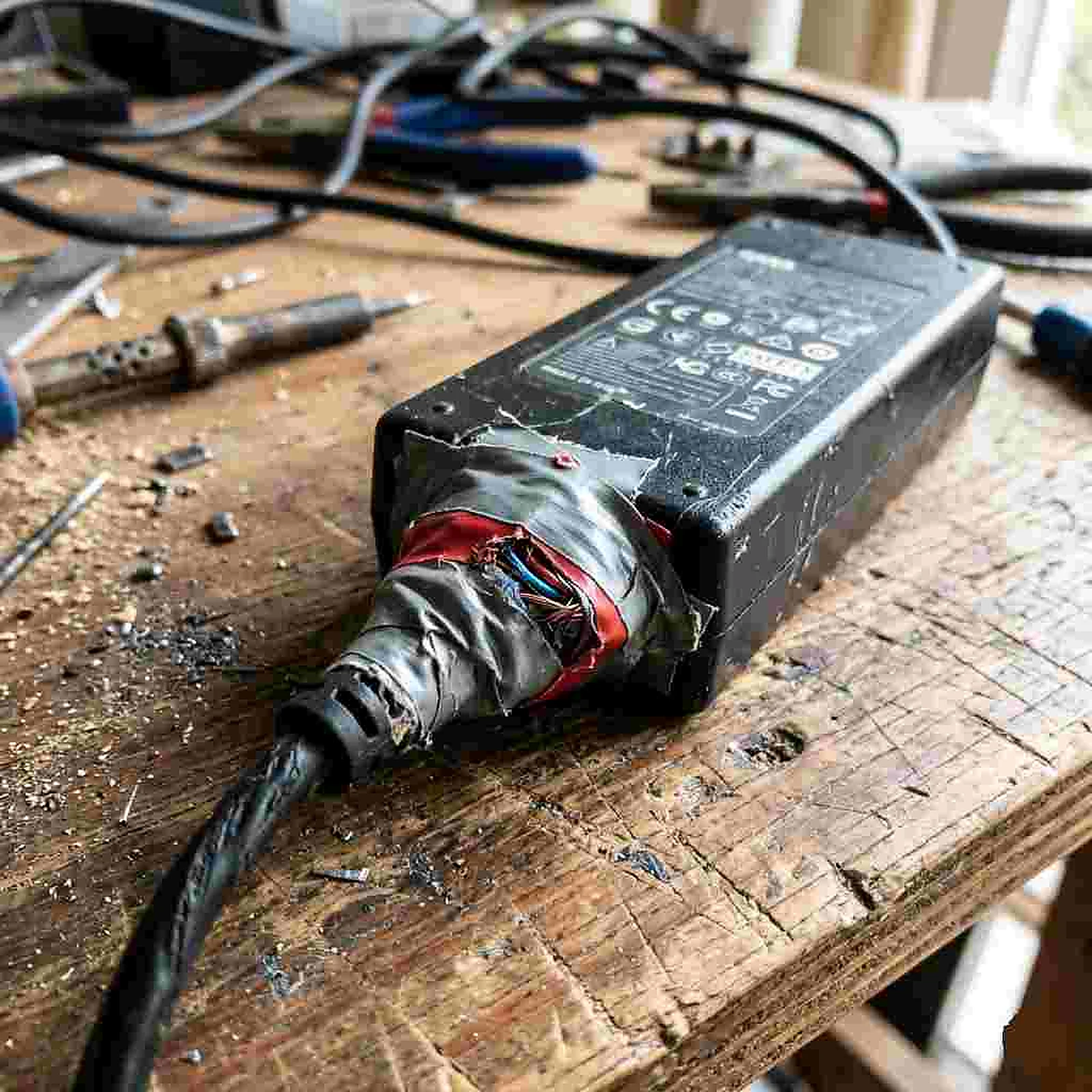 ¿Por qué un cargador reparado es una mala idea?