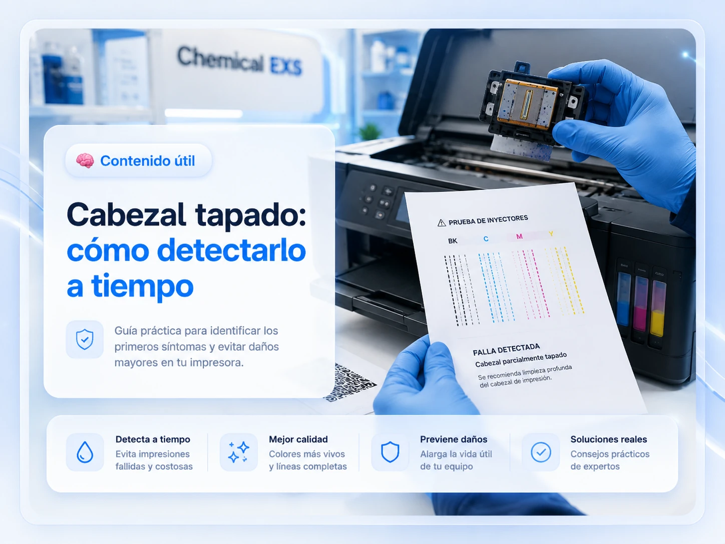 Guía para detectar un cabezal tapado
