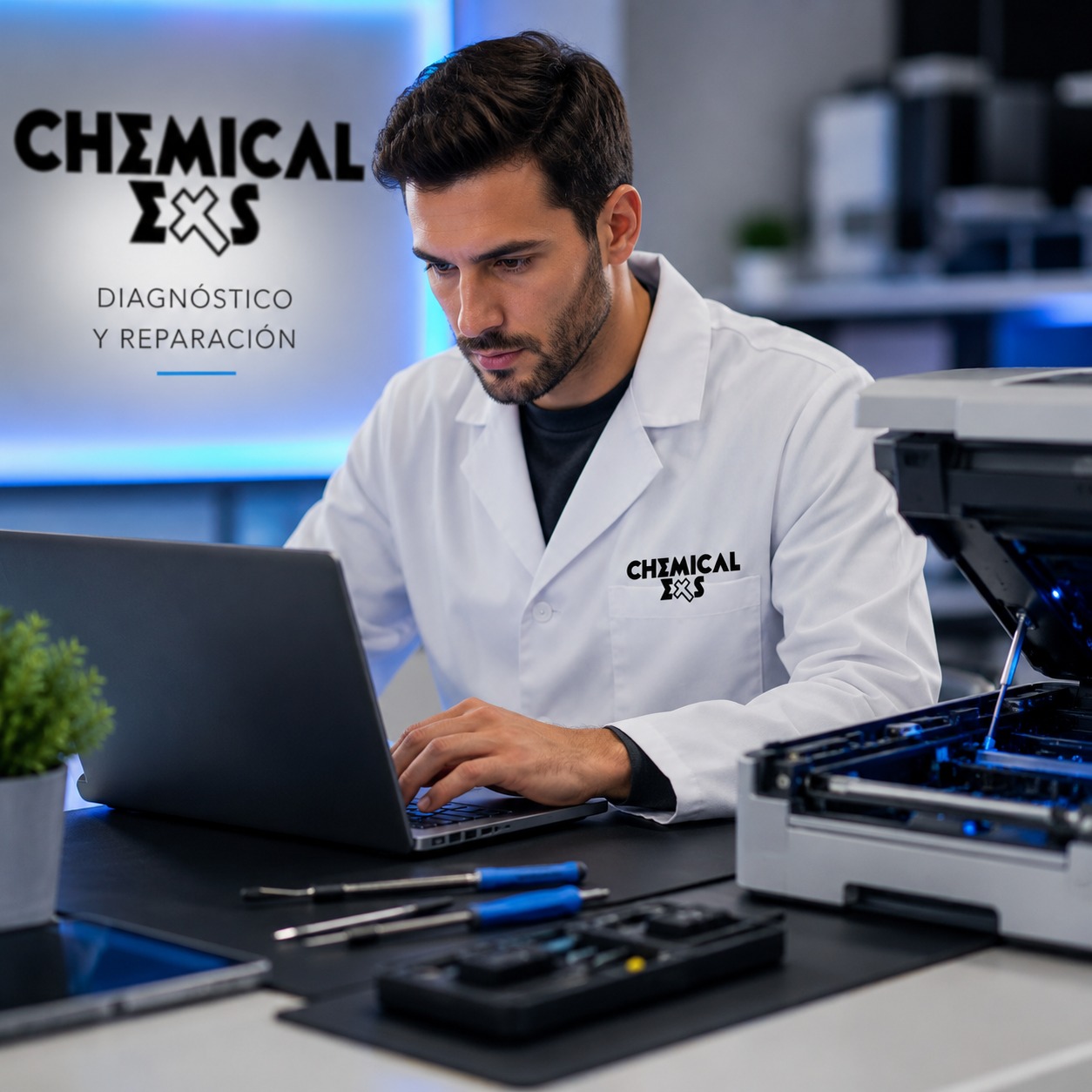 Área técnica y laboratorio de Chemical EXS
