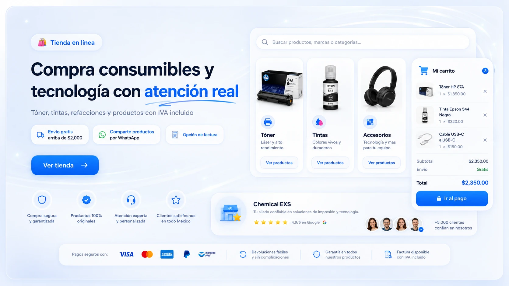 Tienda en línea de Chemical EXS