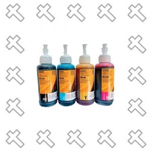 Kit de Tintas Compatibles Epson 4 colores de 100 ml c/u