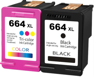 Kit Cartucho compatible HP 664 Color xl y Negro xl